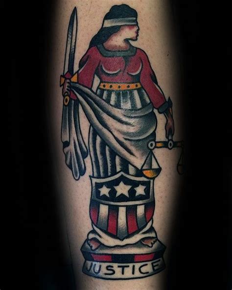 Scales Of Justice Tattoo