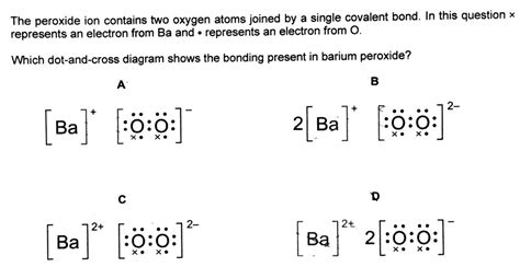 Dot And Cross Diagram Questions