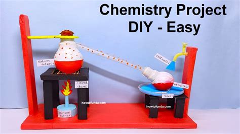 chemistry project model making(nitric acid preparation) - simple and ...