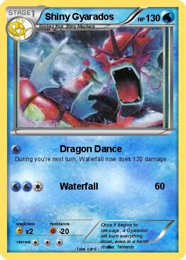 Pokémon Shiny Gyarados 46 46 - Dragon Dance - My Pokemon Card