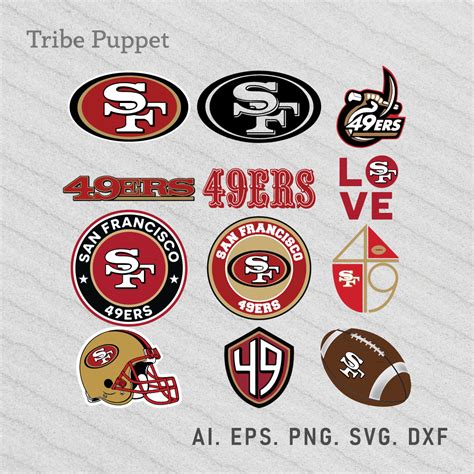 San Francisco 49ERS logo Vector Set - MasterBundles