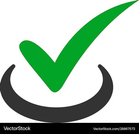 Flat true icon Royalty Free Vector Image - VectorStock