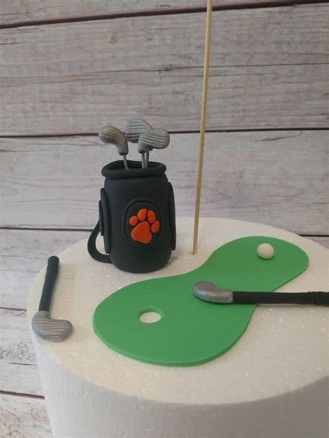 Fondant Golf Cake Toppers Golf Theme Party Father's - Etsy