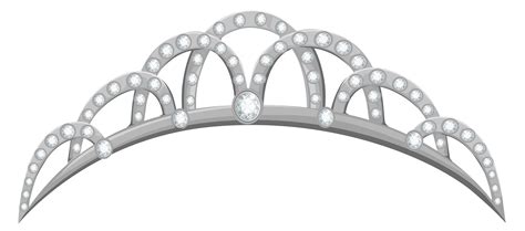 Silver Tiara PNG Clipart Image | Gallery Yopriceville - High-Quality ...