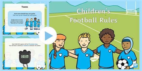 Football Rules for Kids - How to Play Football PowerPoint