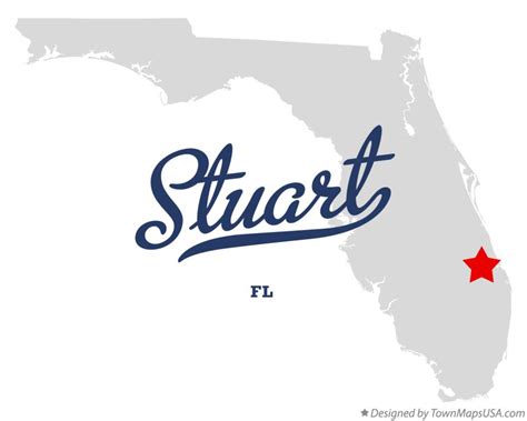 Map of Stuart, FL, Florida