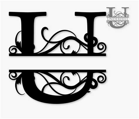 Letters Clipart Monogram - Split Monogram Q Svg , Free Transparent ...