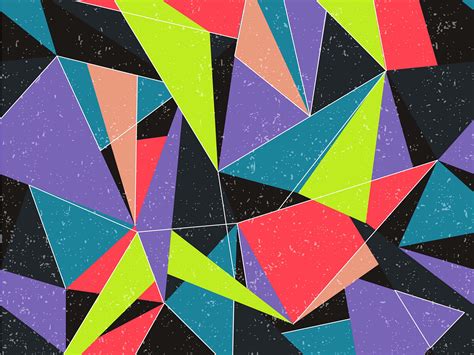 8 Free Colorful Geometric Patterns (Ai, JPEG)