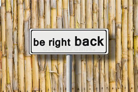 Be Right Back Sign Stock Photos - Free & Royalty-Free Stock Photos from ...