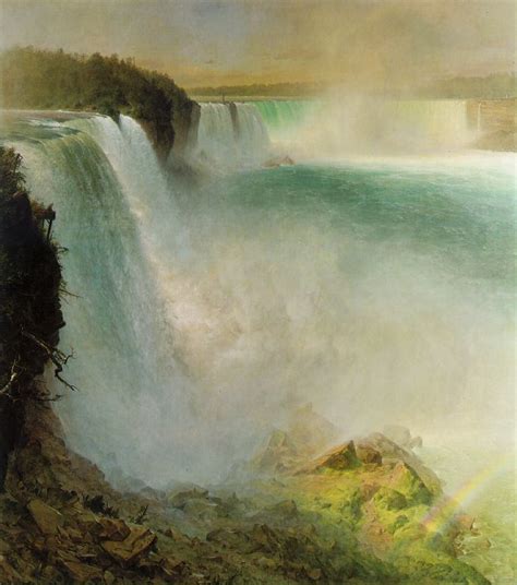 Niagara Falls, From The American Side (1867) by Frederic Edwin Church ...