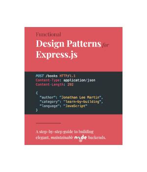 Functional Design Patterns for Express.js - Free Download : PDF - Price ...