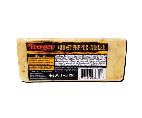 Ghost Pepper Cheese (8oz) - Troyer Market