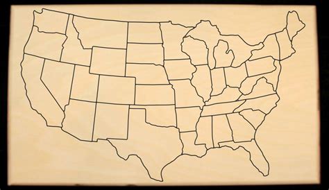 United States Map Puzzle With Capitals