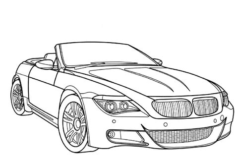 Car Coloring Pages – Printable Coloring Pages