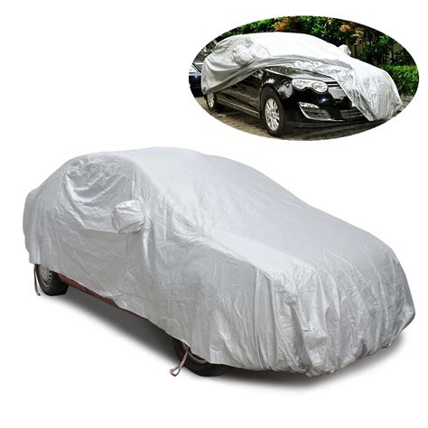 Waterproof Car Cover Sun & UV Pretection Hook Up for Indoor Outdoor ...