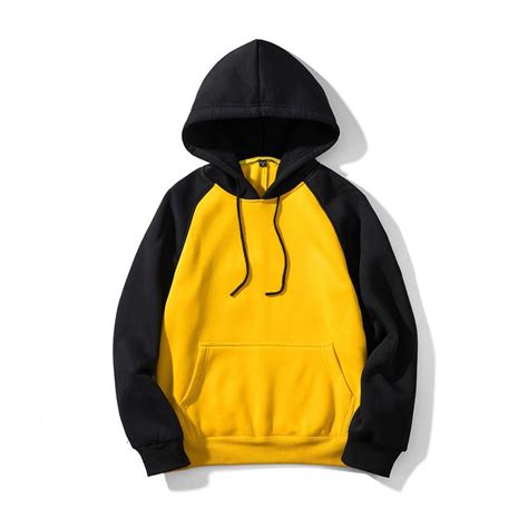 Custom Printed two tone hoodies Mens Hoodie Fleece Fabric Regular Fit ...