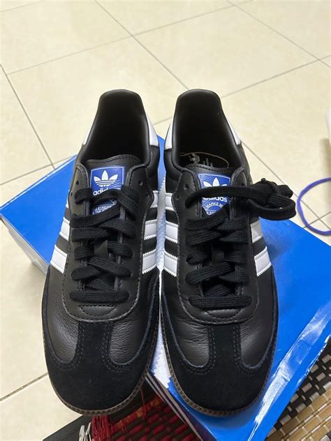 ADIDAS SAMBA BLACK OG, Men's Fashion, Footwear, Sneakers on Carousell