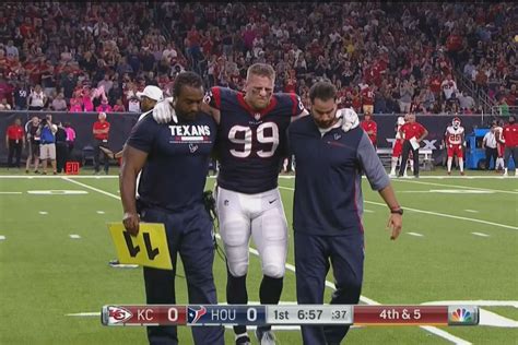 J.J. Watt injury: Texans DE will miss the rest of the season with a ...