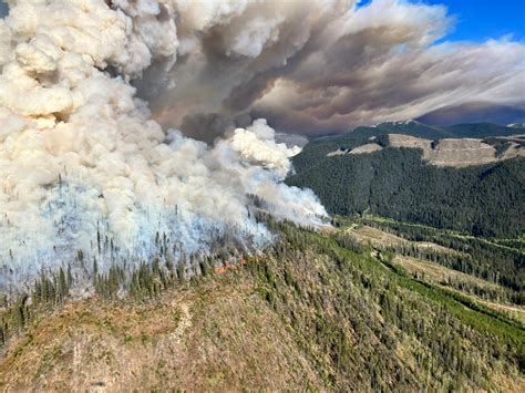 Canadian wildfires spark evacuations, air quality warnings in British ...