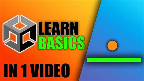 LEARN UNITY || Basic Tutorial for Beginners! - YouTube