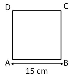 Perimeter of Square - Formula and examples - Teachoo - Perimeter of Sq