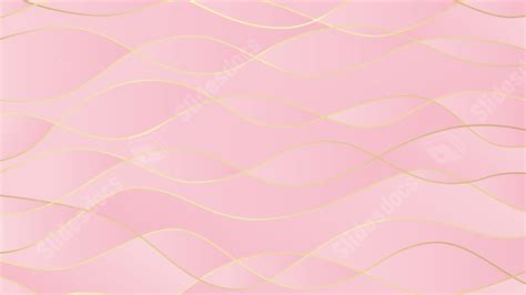 Geometric Golden Nature Pink Water Gradient Powerpoint Background For ...