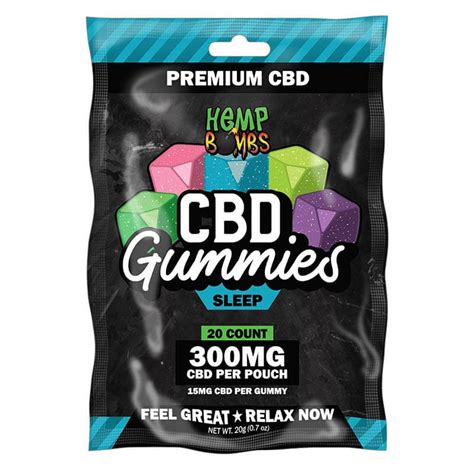 20-Count CBD Gummies for Sleep | Hemp Bombs