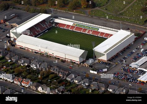 EAST END PARK FOOTBALL GROUND IN DUNFERMLINE ATHLETIC Stock Photo - Alamy