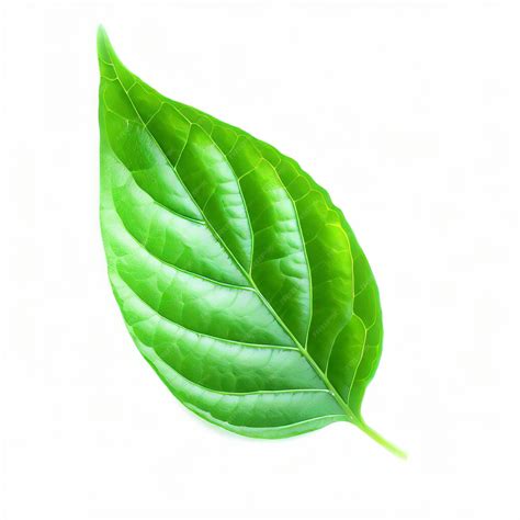 Premium AI Image | leaf chili isolated on white background Green of ...