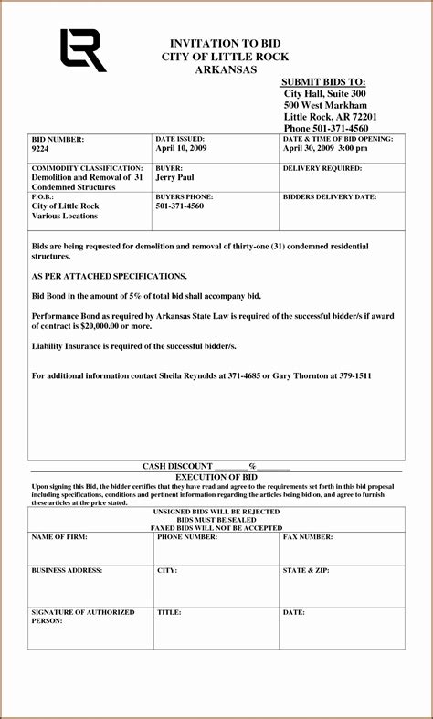 7 Free Construction Bid Proposal Template - SampleTemplatess ...