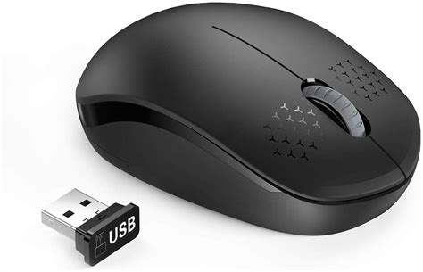 2.4G Wireless Mouse with USB Nano Receiver Noiseless Mouse Portable ...