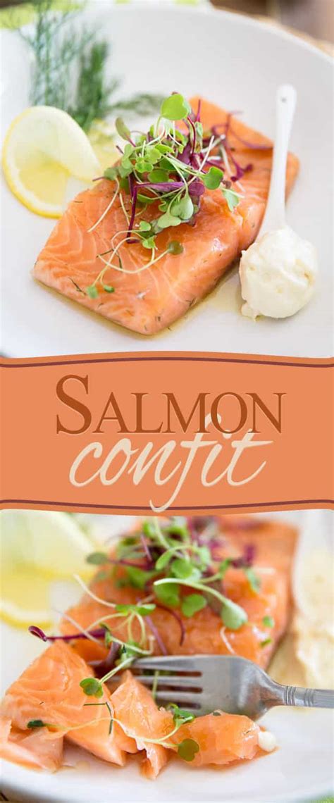 Salmon Confit • The Healthy Foodie