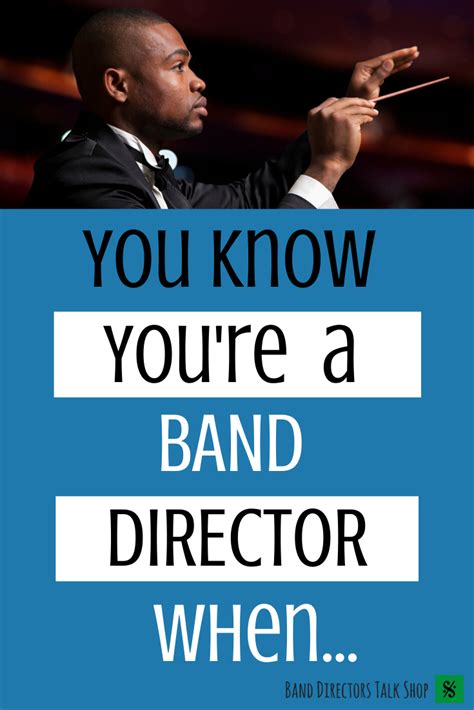 Band Director Humor- you know you're a band director when... - Band ...