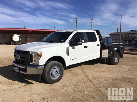 2018 Ford F 350 XL 4x4 Crew Cab Flatbed Truck in Odessa, Texas, United ...