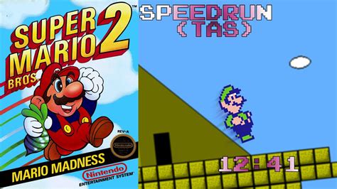 Super Mario Bros. 2 Speedrun (TAS) - 12:41 - YouTube