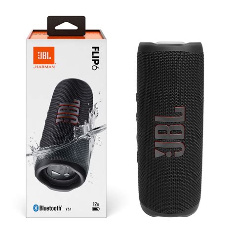 JBL FLIP 6 Portable Waterproof Speaker – BLACK (1103220) | Mobilize Phone