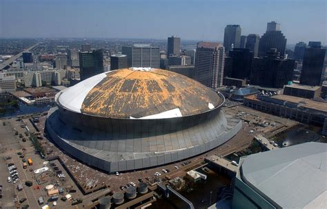 The Roof Of The New Orleans Superdome Photograph by Everett - Pixels