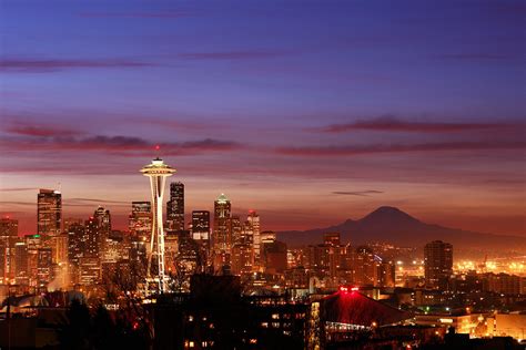 Seattle Skyline Wallpaper - WallpaperSafari