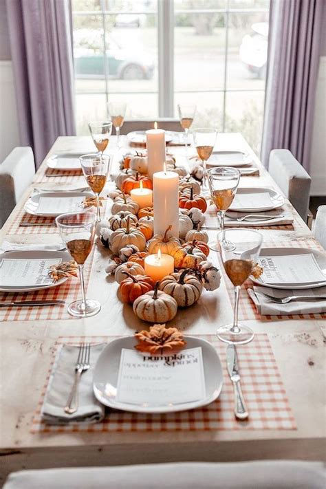 45 Best Tablescape Ideas for Thanksgiving | Thanksgiving table ...