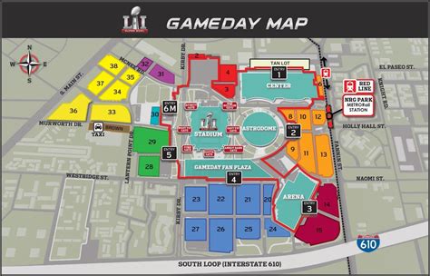 Cowboy Stadium Parking Lot Map