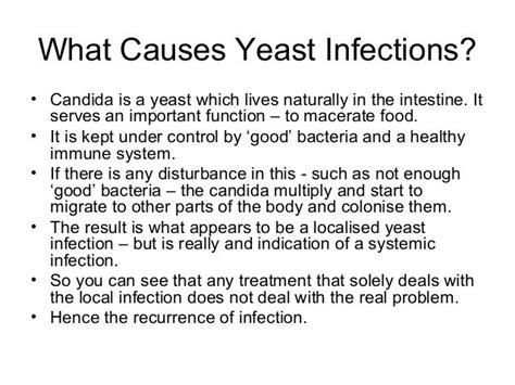 What causes recurrent yeast infections