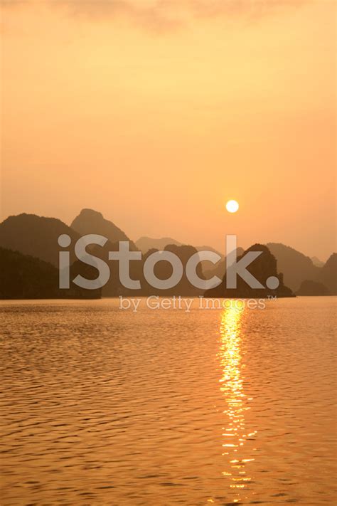 Vietnam, Halong Bay, Sunset Stock Photo | Royalty-Free | FreeImages