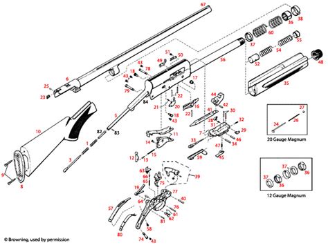 Browning® Auto-5 Schematic - Brownells UK