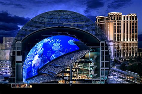 New MSG Sphere in Las Vegas Tests LED Panels - EDMTunes