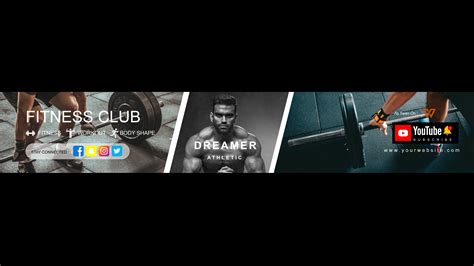 PPT of About Fitness Youtube Banners.pptx | WPS Free Templates