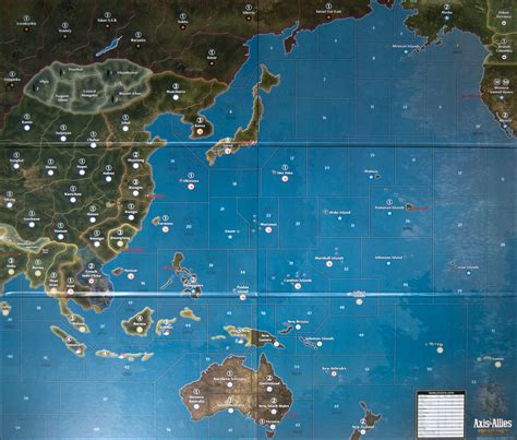 Image: Axis & Allies Pacific 1940 Map | Axis & Allies .org