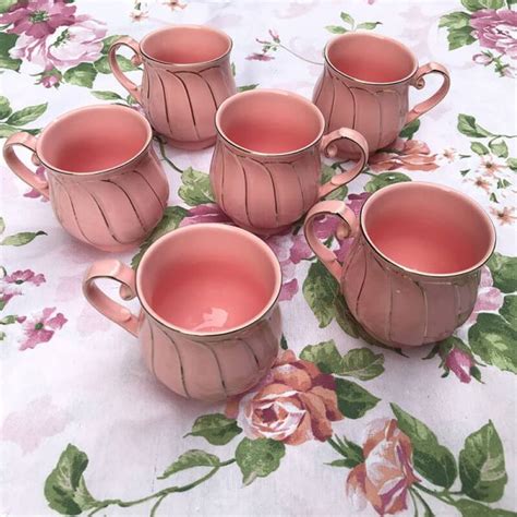 Pink Tea Set with Tray Set of 8 | Cheezain etc