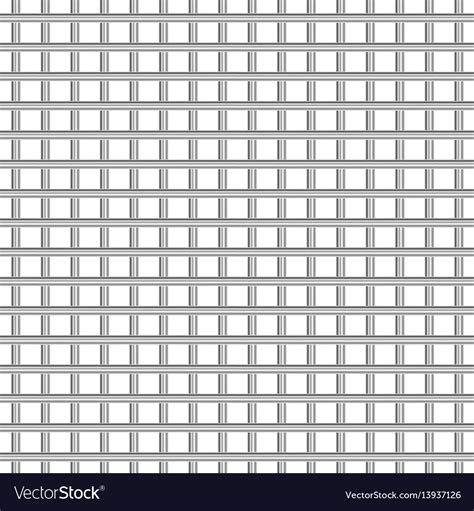 Metal grid texture on white background Royalty Free Vector