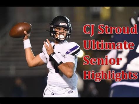 CJ Stroud - 2019 Ultimate Senior Highlights - YouTube