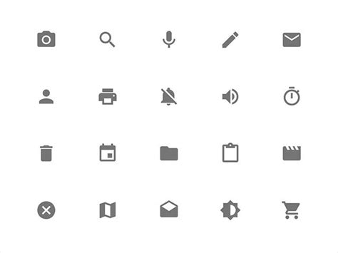 Google Material Design icons - SVG PNG CSS - Freebiesbug | Google ...